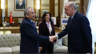 DEM Parti'den Erdoan ile grme aklamas