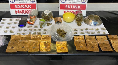 Denizli'de 13 zehir taciri tutuklandı