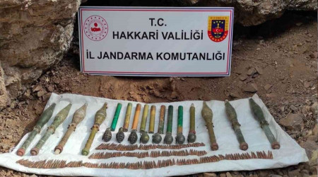 Dere yatağında mühimmat ele geçirildi