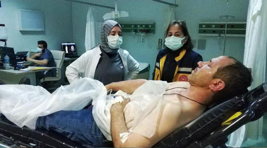 Do�al gazla �al��an f�r�n bomba gibi patlad�