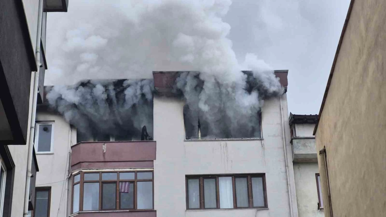 Düzce'de korkutan yangın