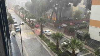 Edremit'te kuvvetli saanak ya etkili oluyor