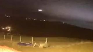 Elazığ'da meteorun düşme anı kameralara yansıdı