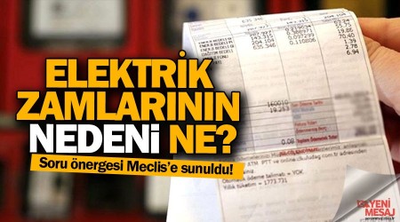 Elektrik zamlarnn nedeni ne?