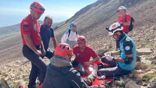 Erciyes'te yaralanan 2 dacya ulald