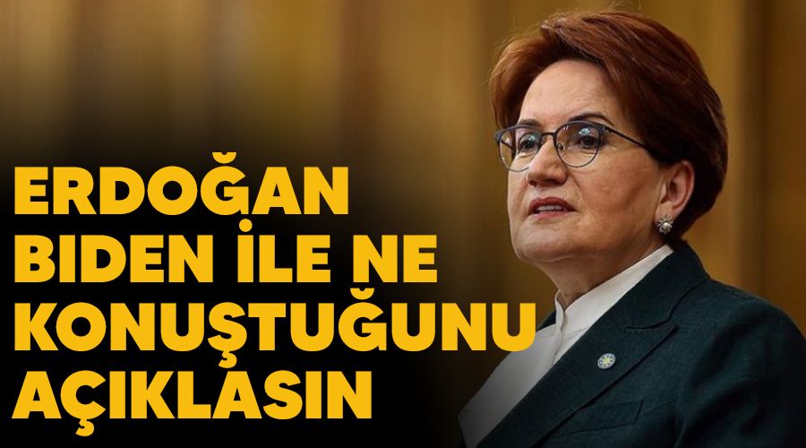 Erdo�an Biden ile ne konu�tu�unu a��klas�n