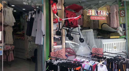 Esenler'de çocuk giyim mağazasında soygun