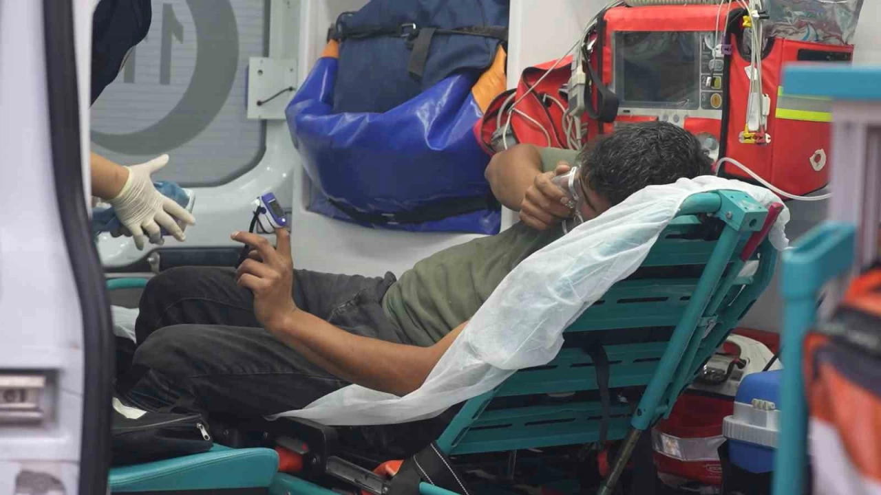 Faciadan dönüldü, köy yanmaktan kurtarıldı