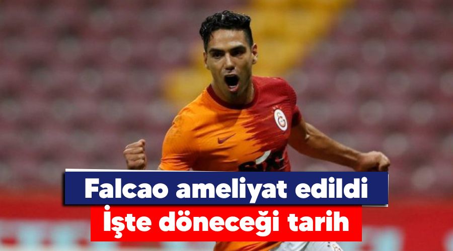 Falcao ameliyat edildi! İşte döneceği tarih