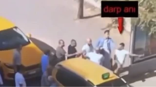 Gaziantep'te taksicilerden meslektalarna meydan daya