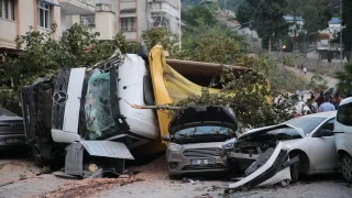 Hafriyat kamyonlar trafikte terr estiriyor!