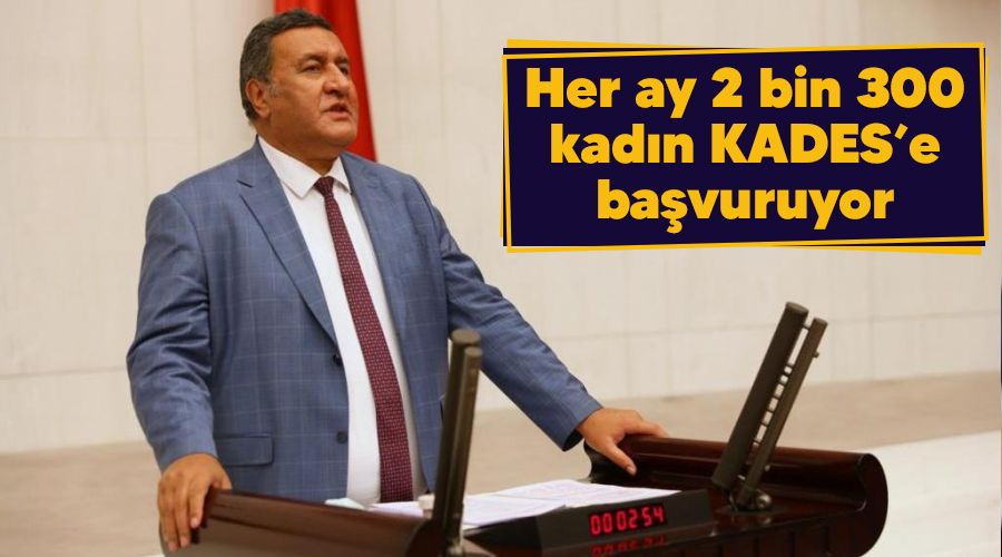 Her ay 2 bin 300 kad�n KADES�e ba�vuruyor