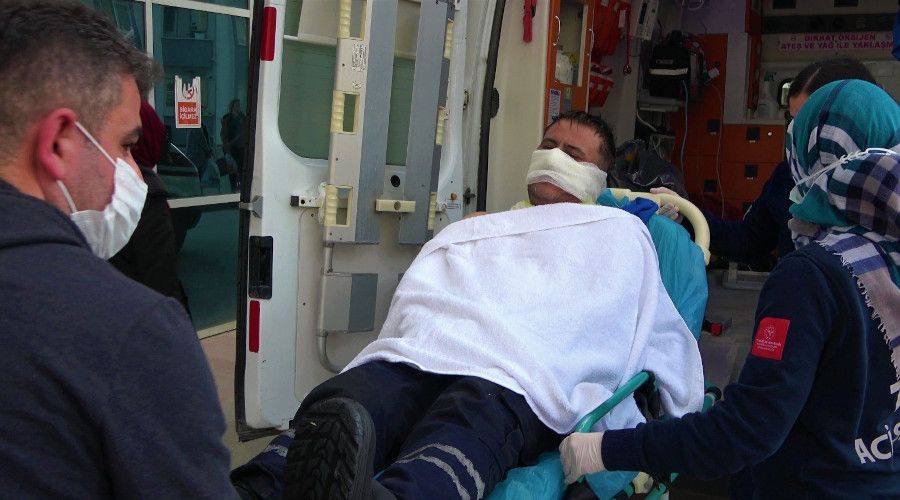 Hidrolik yağ kazanı patladı: 3 yaralı