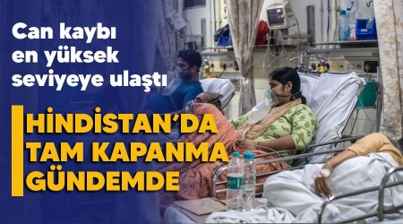 Hindistan’da tam kapanma gündemde