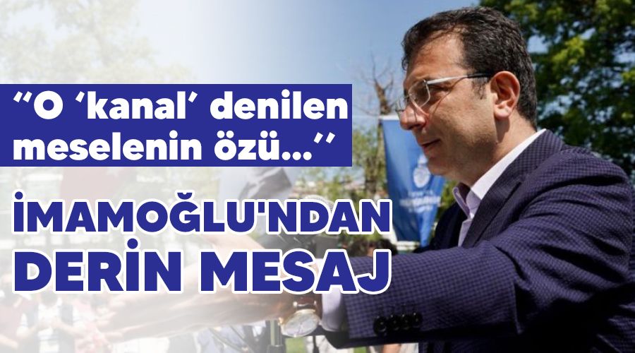 �mamo�lu'ndan derin mesaj