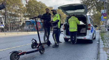 İstanbul'da skuterlerin hızı düşürüldü