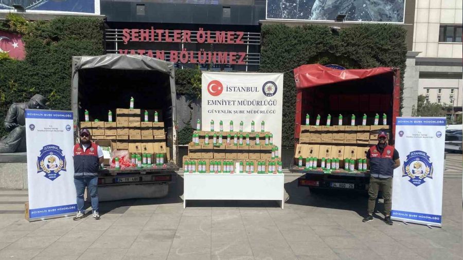 �stanbul'da yakla��k 3 milyon liral�k sahte temizlik �r�n� ele ge�irildi