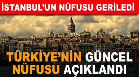 İstanbul'un nüfusu ilk kez geriledi