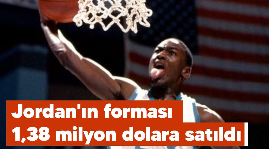 Jordan'n formas 1,38 milyon dolara satld