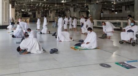 Kabe'de Kurban Bayramı namazı kılındı