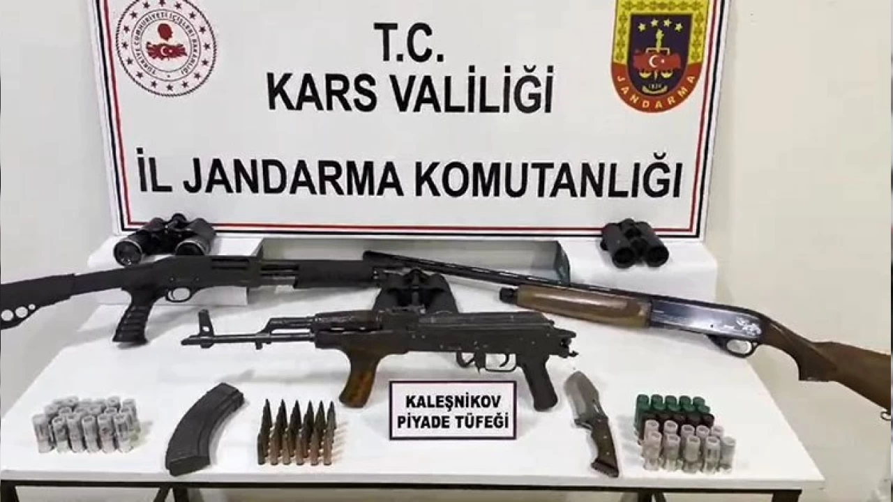 Ka��zman'da Kale�nikov ve m�himmat ele ge�irildi