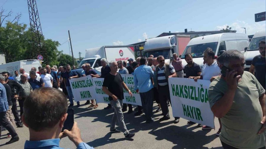 Kapkule'de tr ofrlerinden eylem