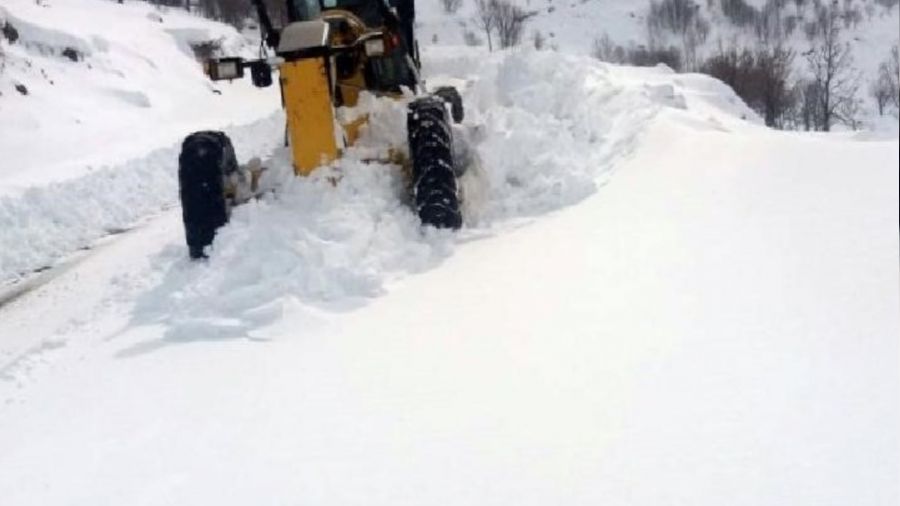 Kar nedeniyle 22 köy yolu kapandı
