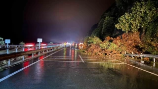 Karadeniz Sahil Yolu tek yönlü trafiğe kapandı