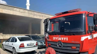 Karaman'da cami otoparknda yangn