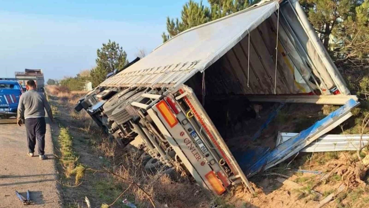 Krkkale'de tr devrildi: 5 bykba hayvan telef oldu