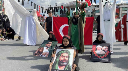 Küçükçekmece'de Kerbela şehitleri anıldı