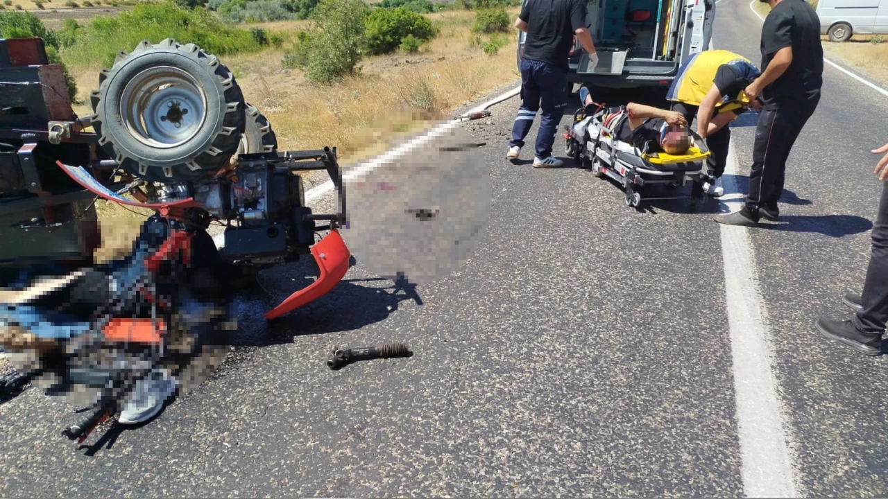Malatya'da çapa motoru devrildi: 1 ölü, 1 ağır yaralı