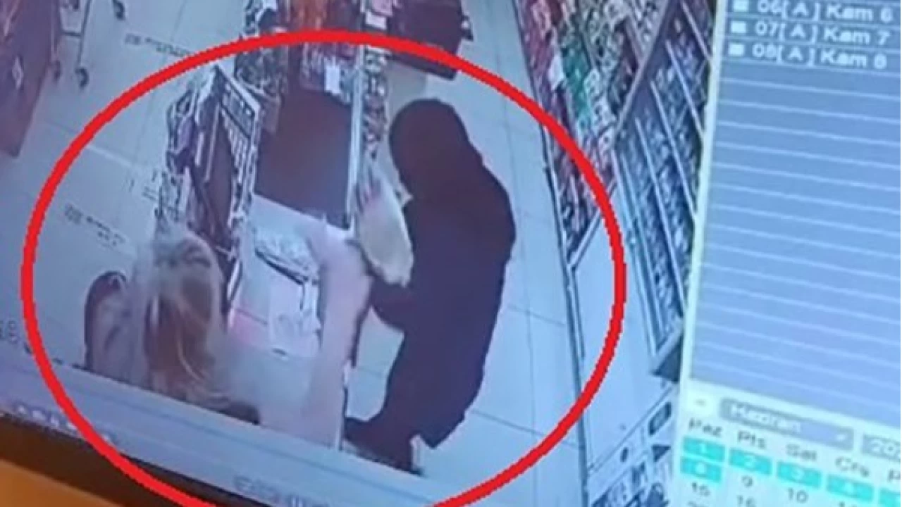 Market çalışanı kadınlar birbirine girdi