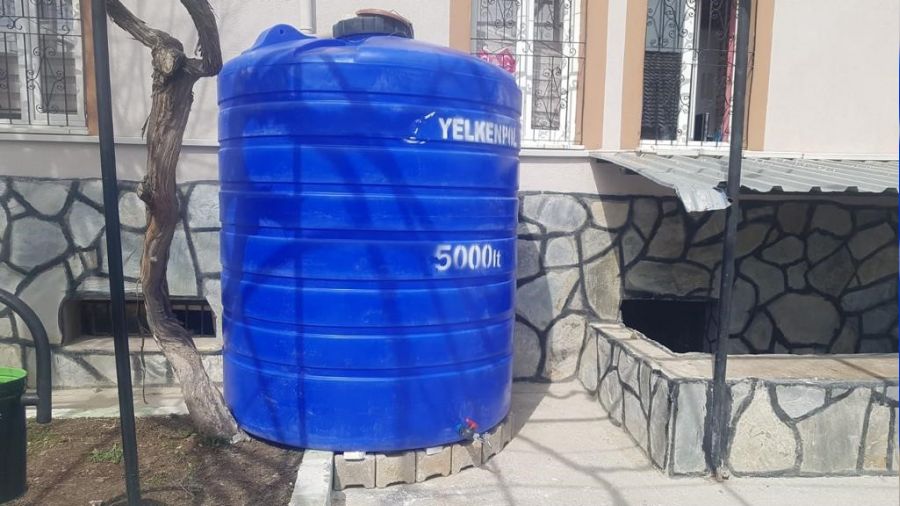 Mu�la'da okullarda ya�mur suyu hasad� yap�l�yor