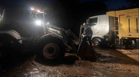 Nevehir'de bir ofr selde mahsur kald