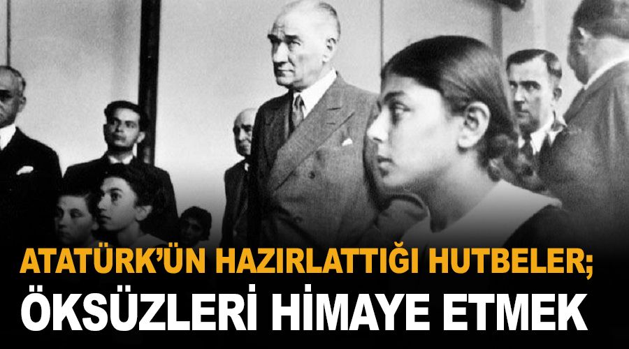 Öksüzleri himâye etmek
