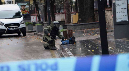 Okul önündeki şüpheli valiz fünye ile patlatıldı