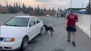 Otomobildeki bavulda 19 kilo 150 gram esrar çıktı