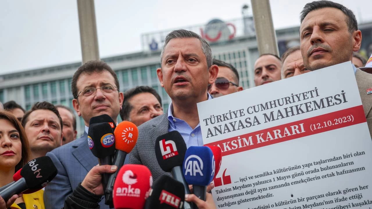 Özgür Özel, Saraçhane'de konuştu: Taksim özgürleşene kadar bu mücadele sürecek