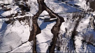 Rize'deki heyelanda tedbir amaçlı boşaltılan ev sahibi 18'e yükseldi