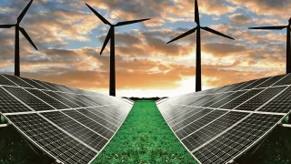 Rzgar ve gne enerjisinin kurulu gteki pay yzde 30'u at