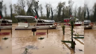 Saanak ve eriyen kar takna neden oldu
