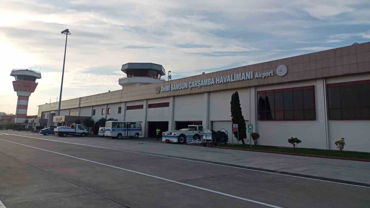 Samsun-Çarşamba Havalimanı'nda 6 aylık yolcu sayısı 700 bini geçti