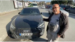 Sanayi ustasının aracı, başkası tarafından satışa çıkarıldı