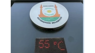  anlurfa'da termometreler 55 dereceyi gsterdi
