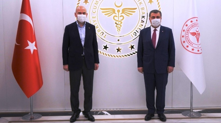 Soylu ve Koca, Bayram tedbirleri için bir araya geldi
