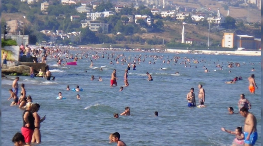 Tekirda�'a sahiller doluydu