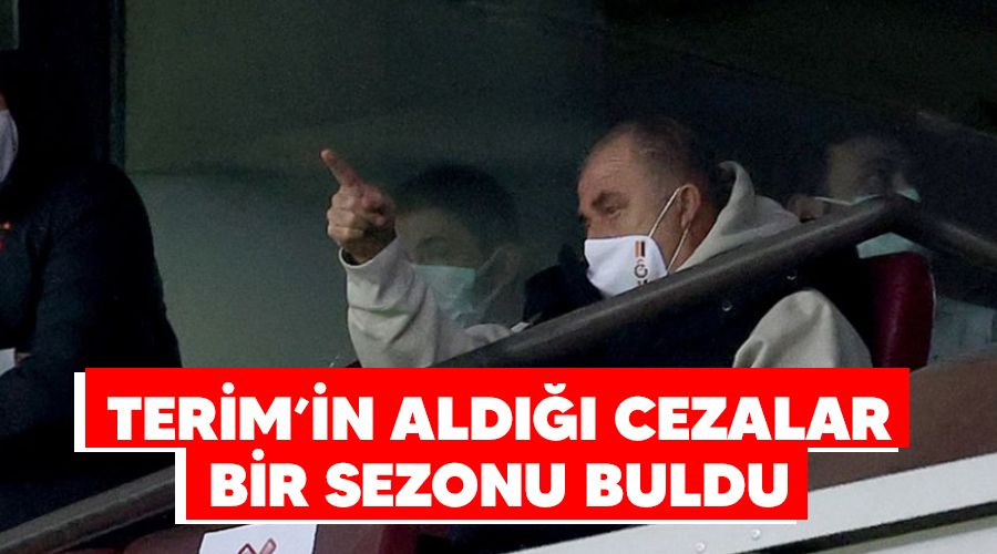 Terim'in ald��� cezalar 1 sezonu buldu
