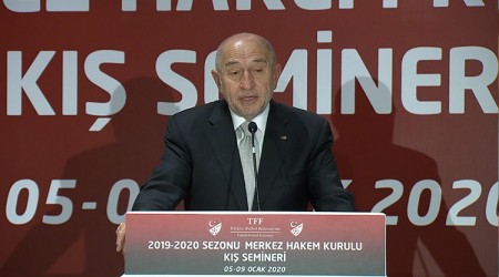 TFF Başkanı'ndan hakemlere güvence