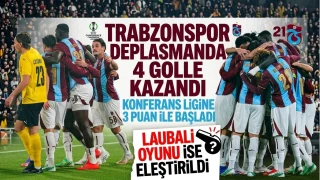 TRABZONSPOR DEPLASMANDA 4 GOLLE KAZANDI